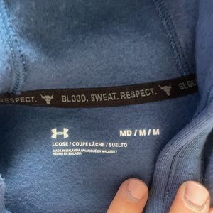 The rock training hoodie